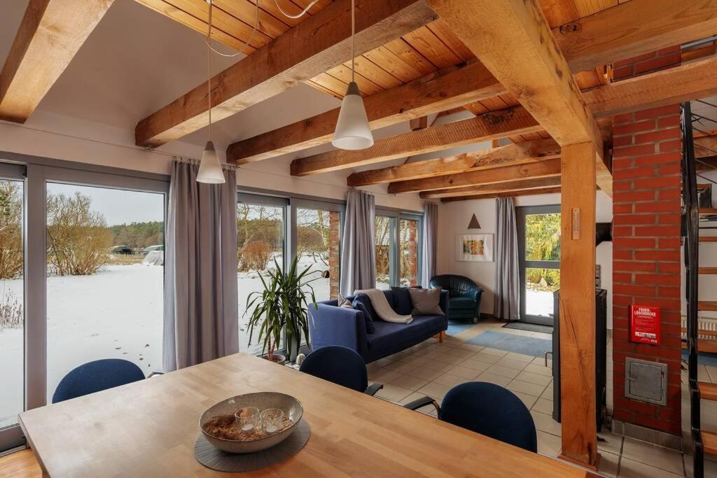 Modernes Landhaus Mit Sauna Hohen Pritz Exteriér fotografie